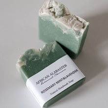 Load image into Gallery viewer, Rosemary, Mint &amp; Lavender Soap
